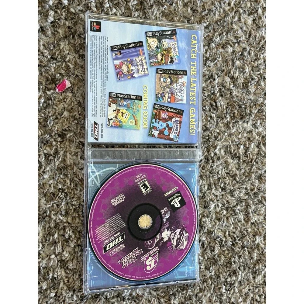 Rocket Power Team Rocket Rescue PlayStation PS1 CIB Nickelodeon Black Label